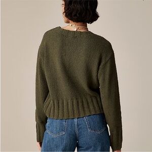 J Crew Olive Green Knit Sweater
